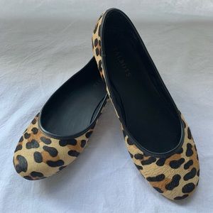 Talbots calf hair flats